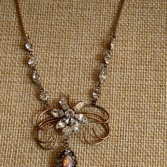 Bridgerton style, antique Edwardian style choker necklace. 10K GF - Picture 5 of 13